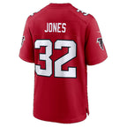 A.Falcons #32 Cash Jones Red Team Game jersey BUTLER