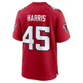 A.Falcons #45 Christian Harris Red Team Game jersey BUTLER