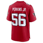 A.Falcons #56 Harold Perkins Jr Red Team Game jersey BUTLER