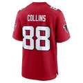 A.Falcons #88 Beaux Collins Red Team Game jersey BUTLER