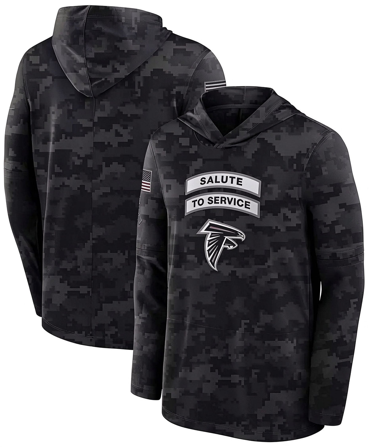 A.Falcons 2026 Salute To Service Club Pullover Hoodie Cheap sale Birthday and Christmas gifts Stitched American Jersey BUTLER