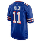B.Bills #11 Kyle Allen Royal Team Game jersey BUTLER