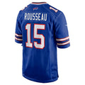 B.Bills #15 Gregory Rousseau Royal Team Game Jersey BUTLER