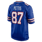 B.Bills #87 Dante Pettis Royal Team Game Jersey BUTLER