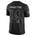 B.Ravens #14 Kyle Hamilton Black 2026 Salute to Service Stitched Limited jersey BUTLER
