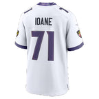 B.Ravens #71 Olaivavega Ioane White BUTLER Game Jersey