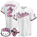 Baltimore Orioles #2 Gunnar Henderson White BUTLER Meow KT Vapor Premier Limited Stitched Jersey