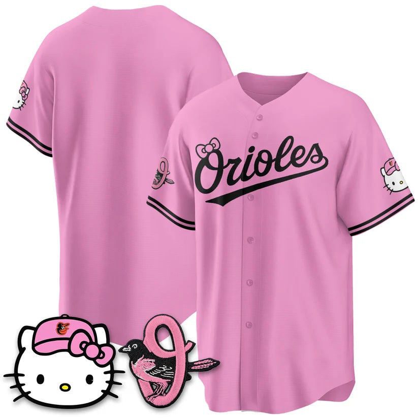 Baltimore Orioles Pink BUTLER Meow KT Vapor Premier Limited Stitched Jersey