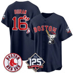 Boston Red Sox #16 Jarren Duran Navy BUTLER Meow KT Vapor Limited Stitched Jersey