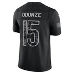 C.Bears #15 Rome Odunze Black 2026 Salute to Service Stitched Limited jersey BUTLER