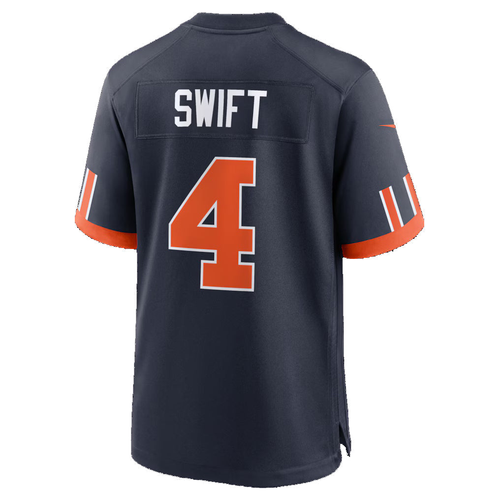 C.Bears #4 D'Andre Swift Navy 2026 Rivalries Collection Game Jersey BUTLER