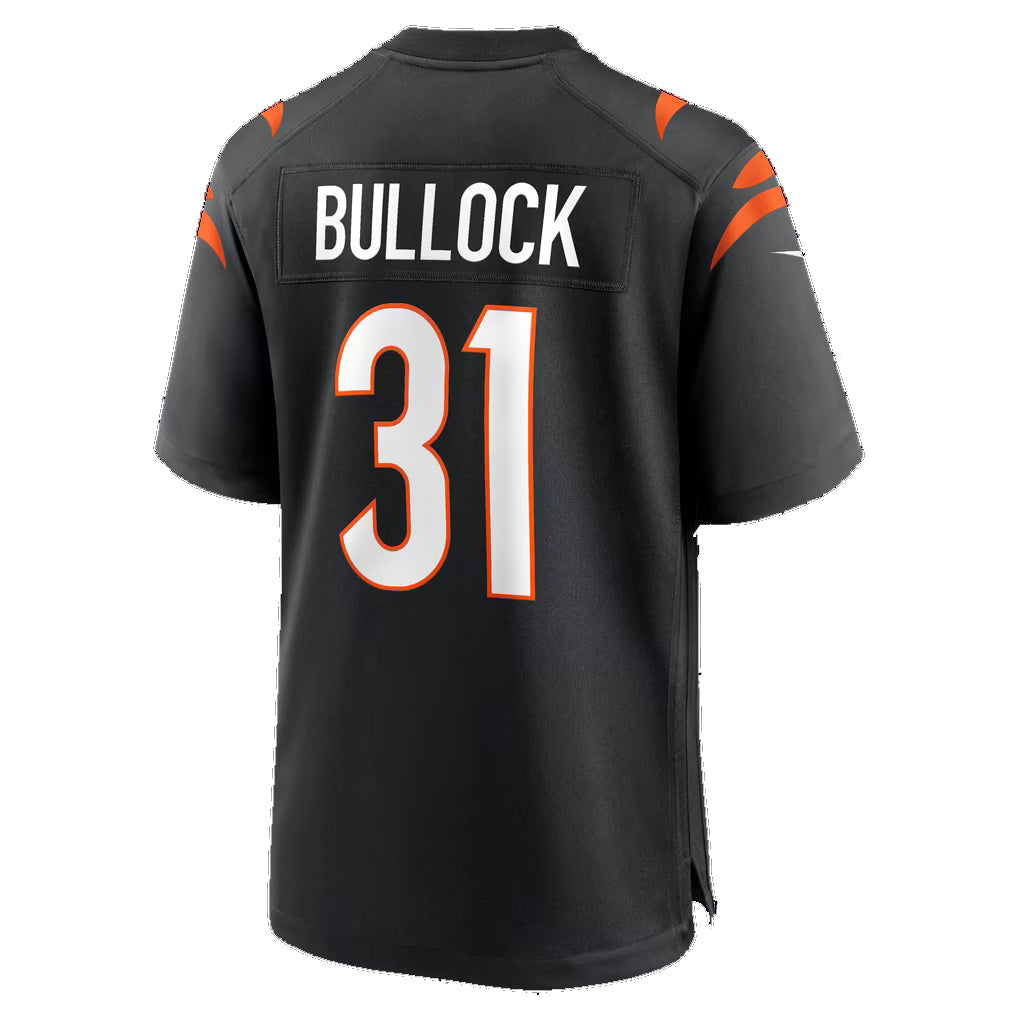 C.Bengals #31 Kentrel Bullock Black Team Game jersey BUTLER