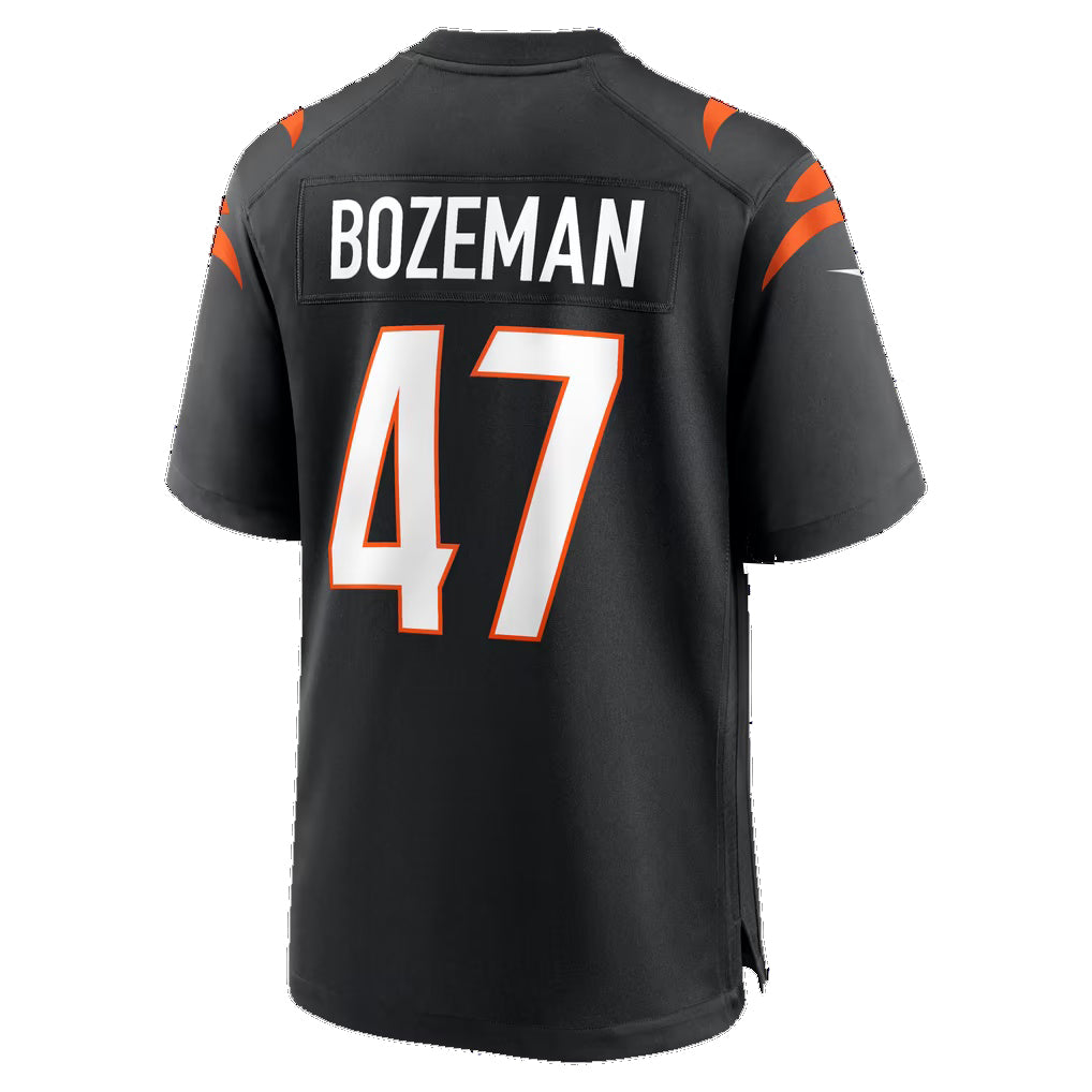 C.Bengals #47 Swayze Bozeman Black Team Game jersey BUTLER