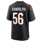 C.Bengals #56 Garmon Randolph Black Team Game jersey BUTLER