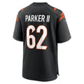 C.Bengals #62 Brian Parker II Black Team Game jersey BUTLER