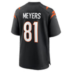 C.Bengals #81 Dohnte Meyers Black Team Game jersey BUTLER