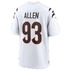 C.Bengals #93 Jonathan Allen White Game jersey BUTLER