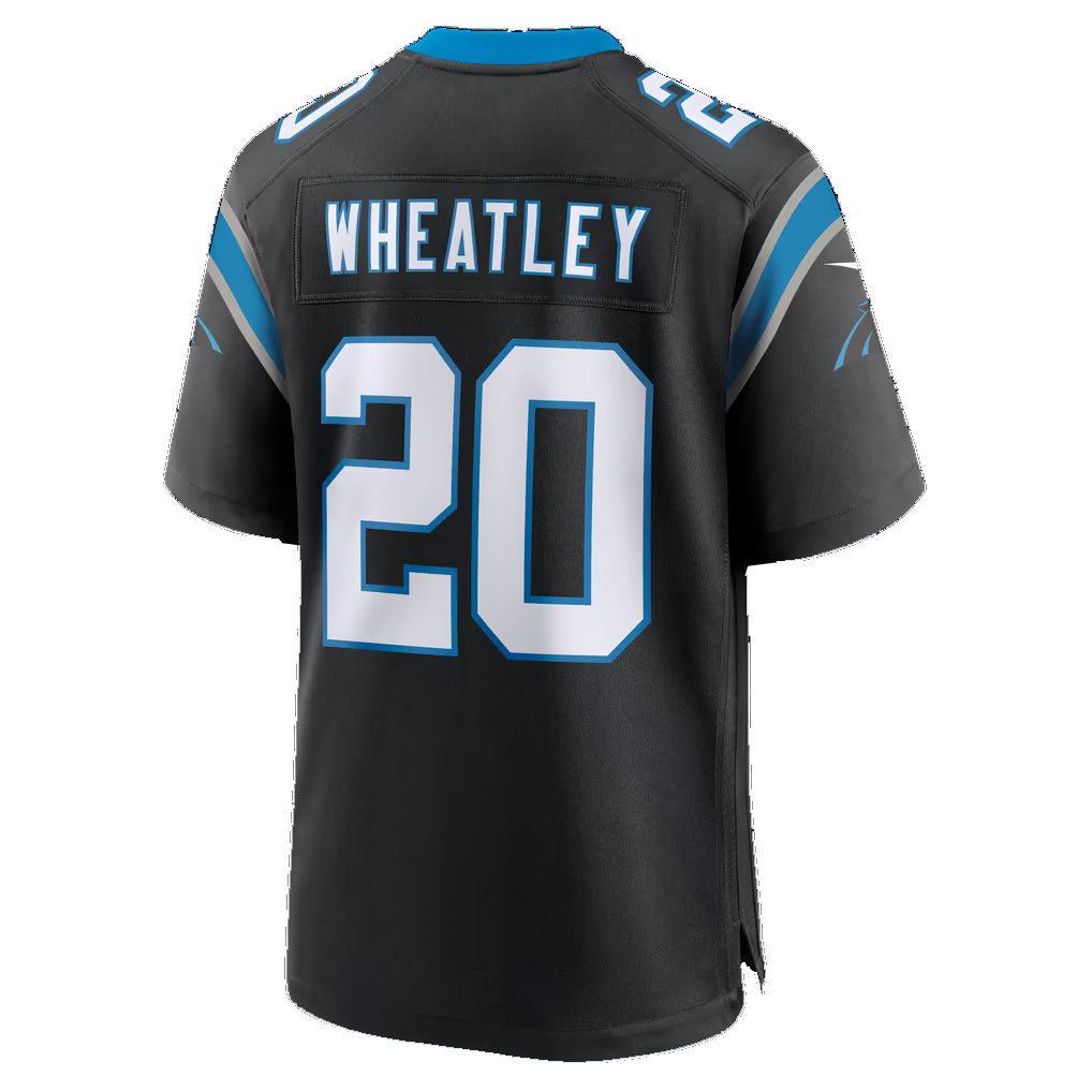 C.Panthers #20 Zakee Wheatley Black Team Game jersey BUTLER
