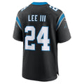 C.Panthers #24 Will Lee III Black Team Game jersey BUTLER