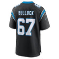 C.Panthers #67 Corey Bullock Black Team Game jersey BUTLER