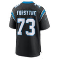 C.Panthers #73 Stone Forsythe Black Team Game jersey BUTLER
