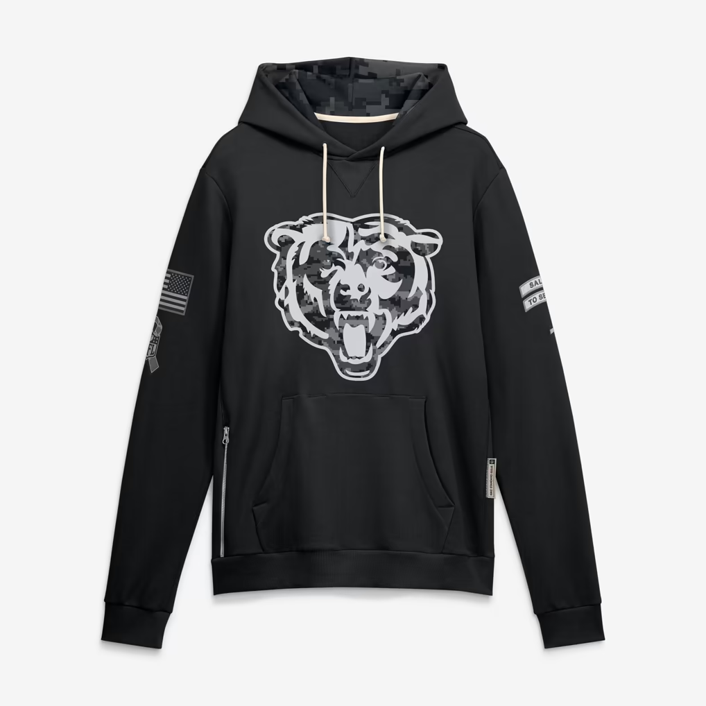 C.Bears 2026 Salute To Service Club Pullover Hoodie Cheap sale Birthday and Christmas gifts Stitched American Jersey BUTLER