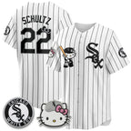 Chicago White Sox #22 Noah Schultz White BUTLER Meow KT Vapor Stitched Jersey