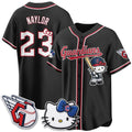 Cleveland Guardians #23 Josh Naylor Black BUTLER Meow KT Vapor Stitched Jersey