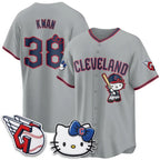 Cleveland Guardians #38 Steven Kwan Gray BUTLER Meow KT Vapor Stitched Jersey