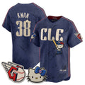 Cleveland Guardians #38 Steven Kwan Navy BUTLER Meow KT Vapor Stitched Jersey