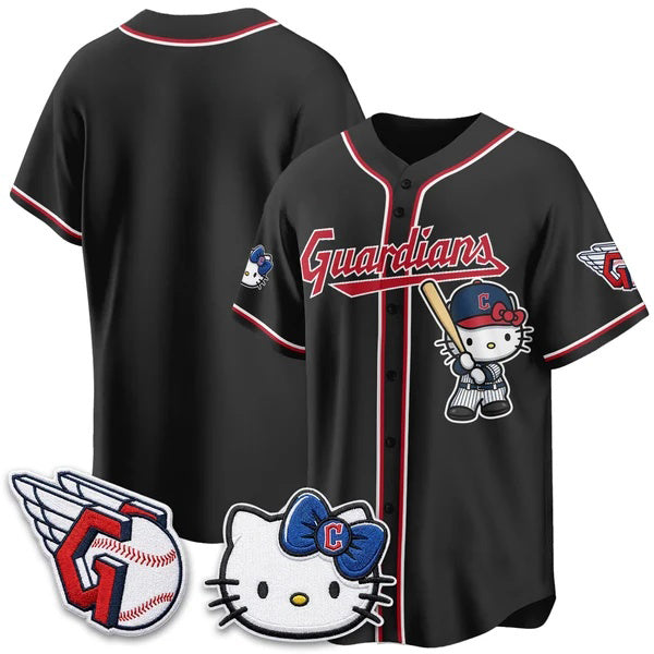 Cleveland Guardians Black BUTLER Meow KT Vapor Stitched Jersey