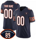 Custom C.Bears Active Player Navy 2026 With Mike Ditka 89 Patch F.U.S.E. Vapor Untouchable Limited Stitched Jersey BUTLER
