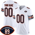 Custom C.Bears Active Player White 2026 With Mike Ditka 89 Patch Vapor Untouchable Limited Stitched Jersey BUTLER