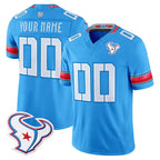 Custom H.Texans Rivalries Blue Jersey BUTLER - All Stitched Jersey BUTLER