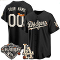 Custom Los Angeles Dodgers Black Halloween 2026 Baseballjersey BUTLER