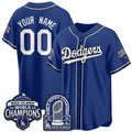 Custom Los Angeles Dodgers 2026 Royal BUTLER Out Style Vapor Limited B2B Champ Jersey