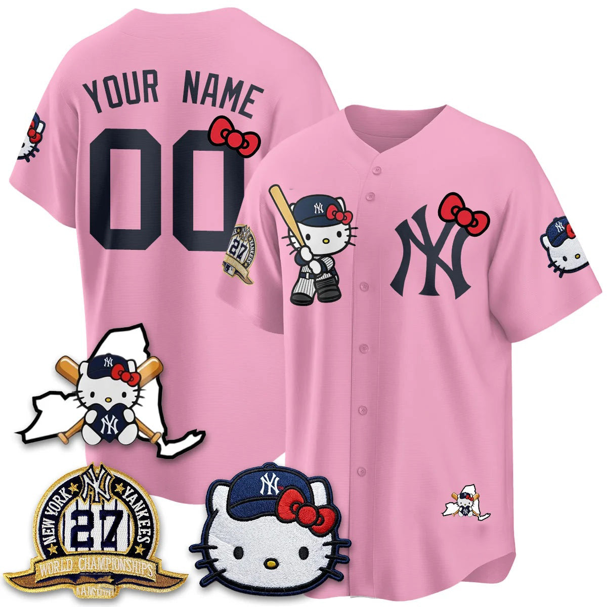 Custom New York Yankees Pink BUTLER Meow KT 2026 Vapor Limited Jersey