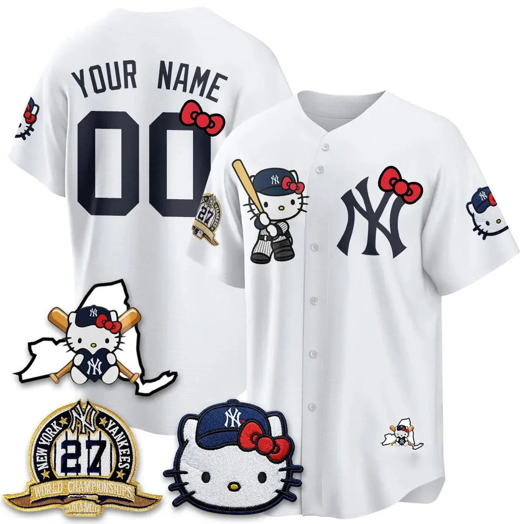 Custom New York Yankees White BUTLER Meow KT 2026 Vapor Limited Jersey