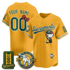 Custom Oakland Athletics Gold BUTLER Meow KT 2026 Vapor Limited Stitched Jersey