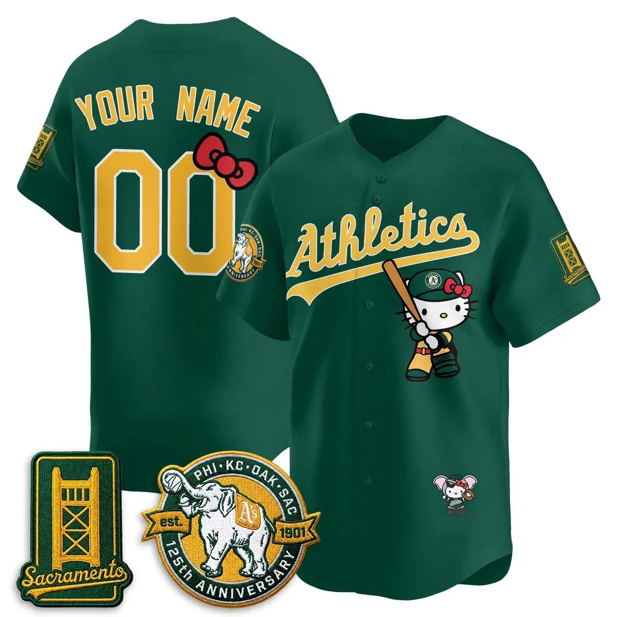 Custom Oakland Athletics Green BUTLER Meow KT 2026 Vapor Limited Stitched Jersey