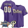 Custom Philadelphia Phillies Purple BUTLER Halloween 2026 Vapor Limited Stitched Jersey