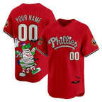 Custom Philadelphia Phillies Red BUTLER Phanatic Halloween Vapor Limited Printed Jersey