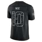 D.Broncos #10 Bo Nix Black 2026 Salute to Service Stitched Limited jersey BUTLER