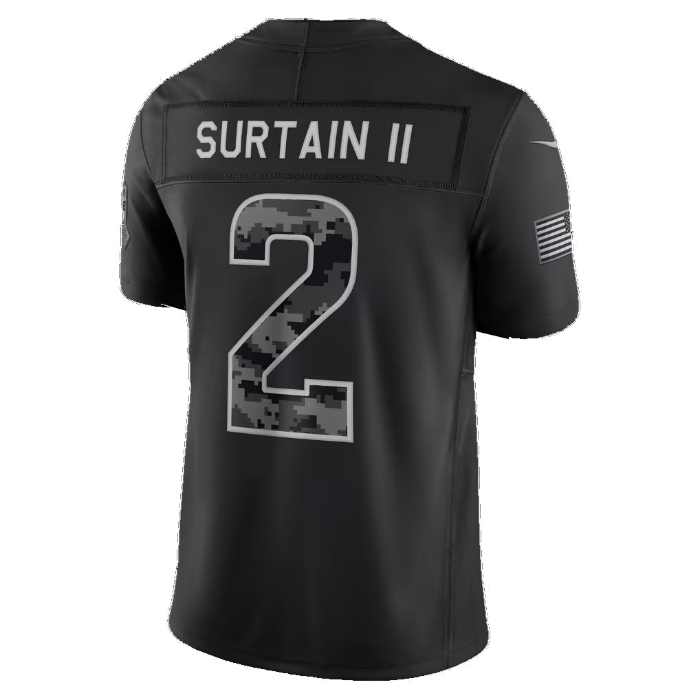 D.Broncos #2 Patrick Surtain II Black 2026 Salute to Service Stitched Limited jersey BUTLER