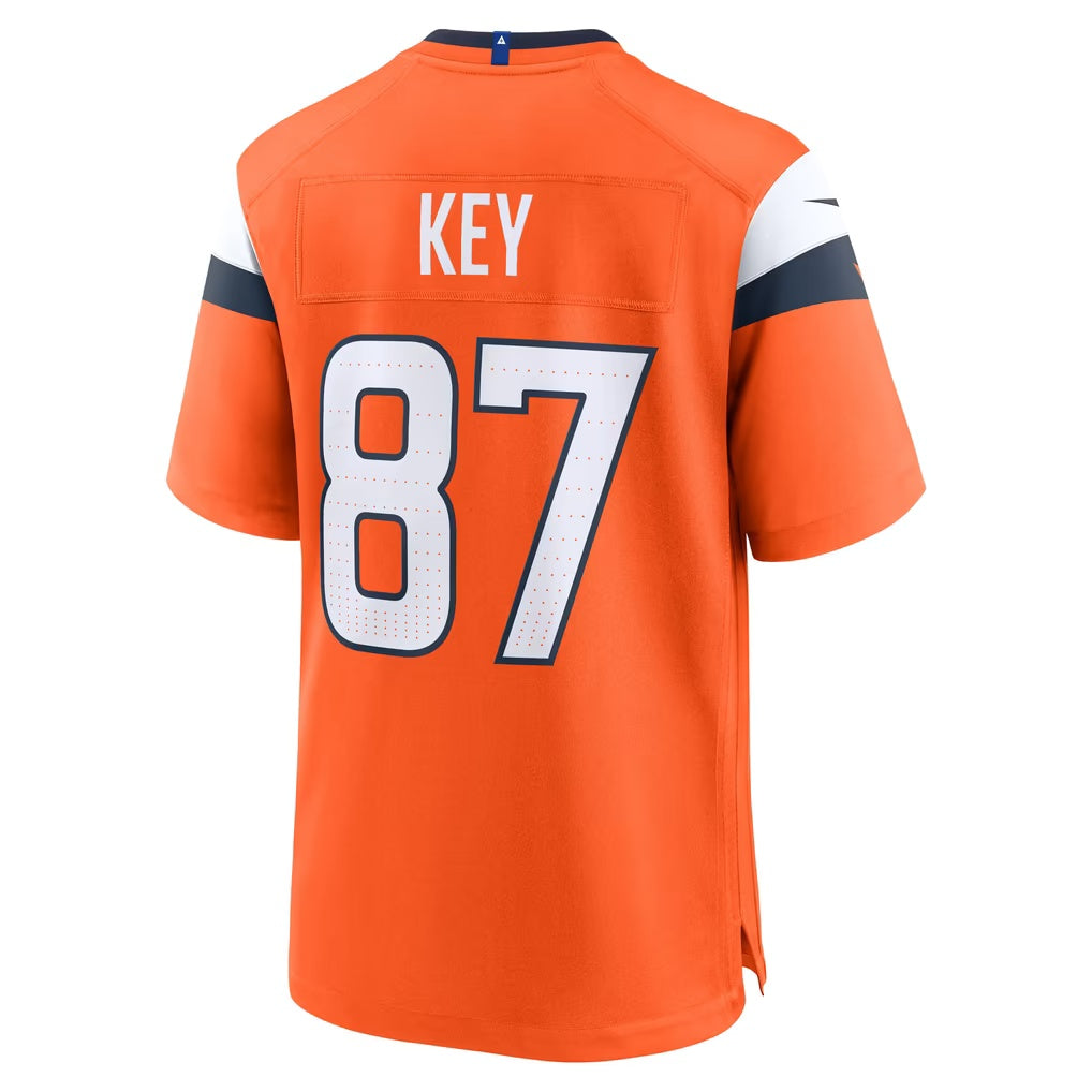 D.Broncos #87 Dane Key Orange Team Game jersey BUTLER