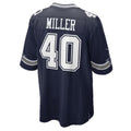D.Cowboys #40 Von Miller Navy Game Jersey BUTLER
