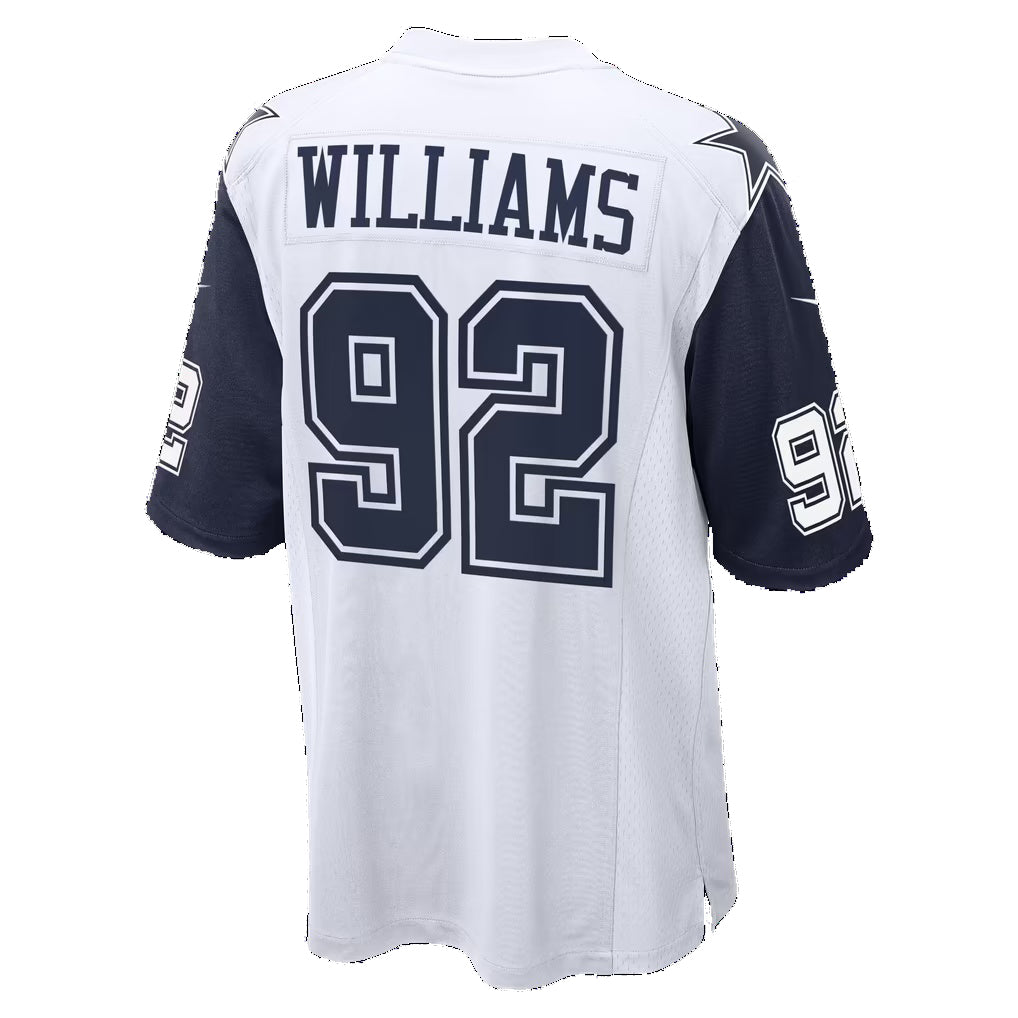 D.Cowboys #92 Quinnen Williams White Game jersey BUTLER
