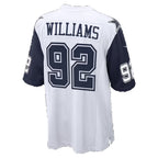 D.Cowboys #92 Quinnen Williams White Game jersey BUTLER