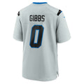 D.Lions #0 Jahmyr Gibbs Silver 2026 Rivalries Collection Game Jersey BUTLER