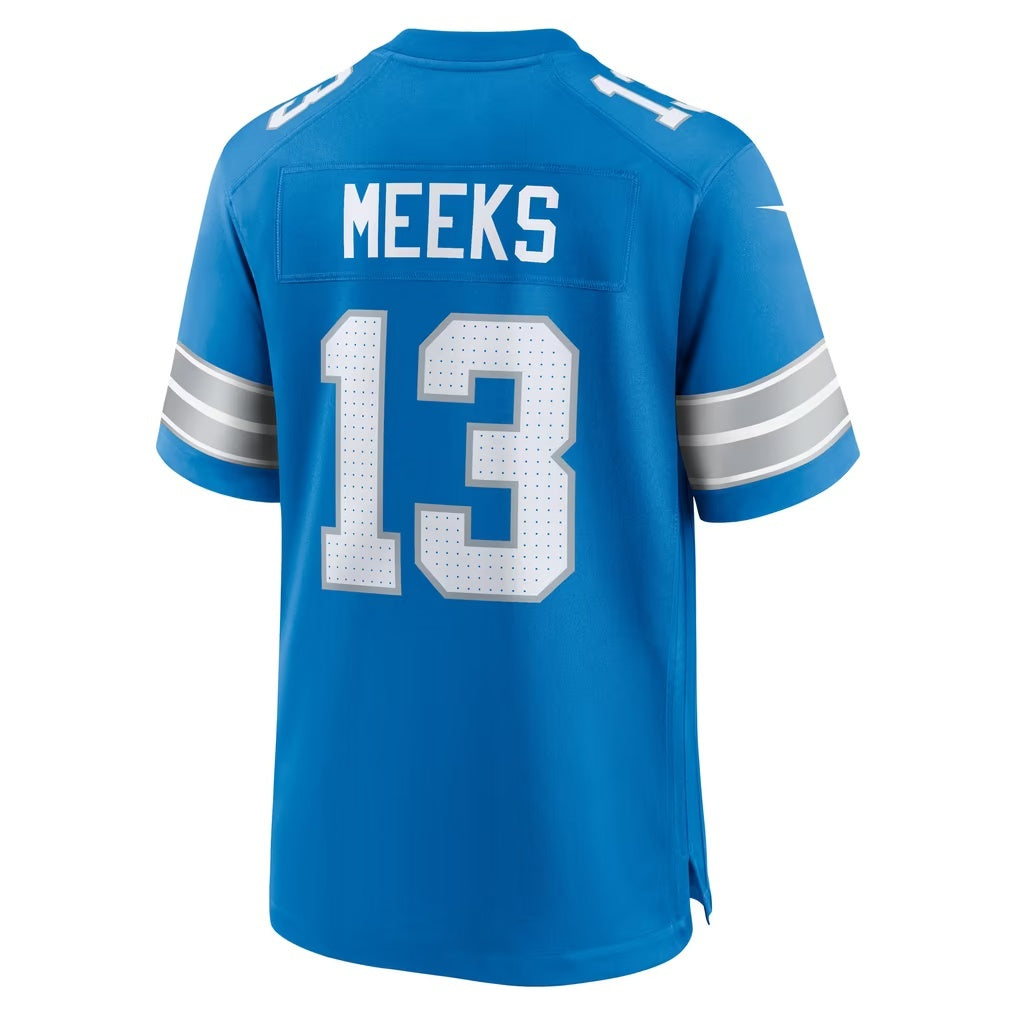 D.Lions #13 Jackson Meeks Blue Team Game jersey BUTLER